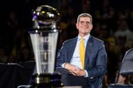 Former Michigan HC Jim Harbaugh - Source: Imagn